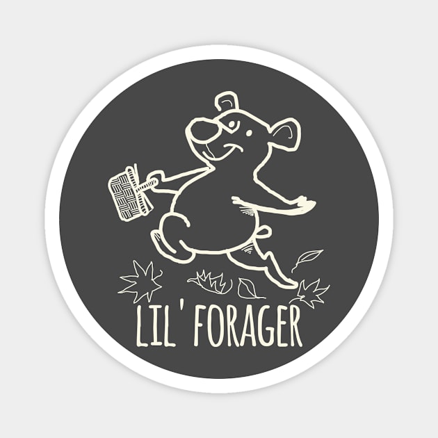 Lil' Forager Magnet by daviz_industries